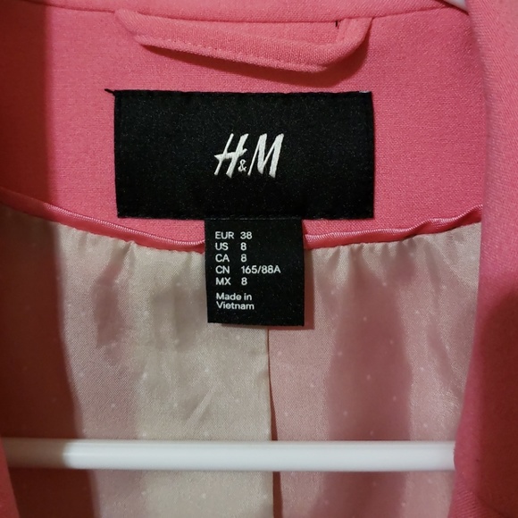 Pink h&m blazer - Picture 2 of 4